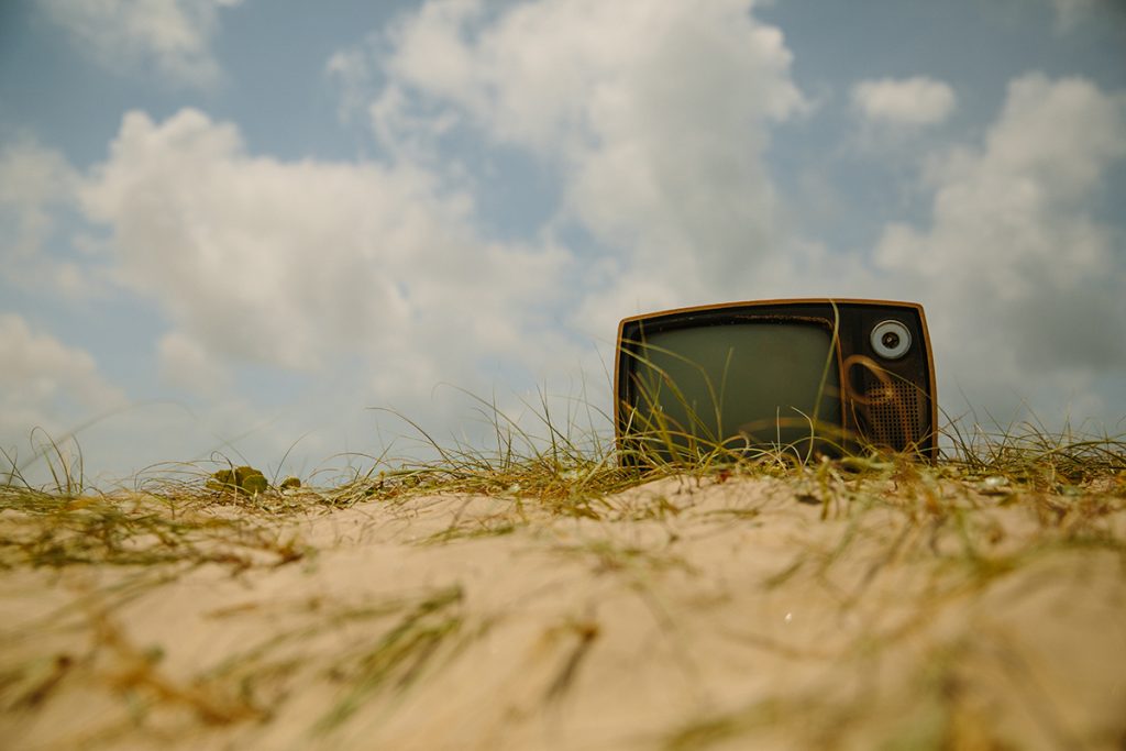 tv on the beach